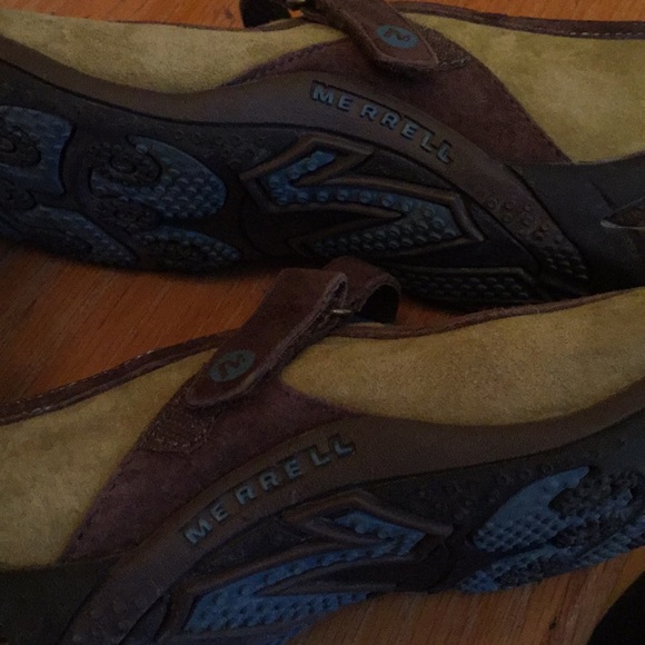 Merrell ortholite air cushion maryjanes moss/brown - Picture 7 of 8